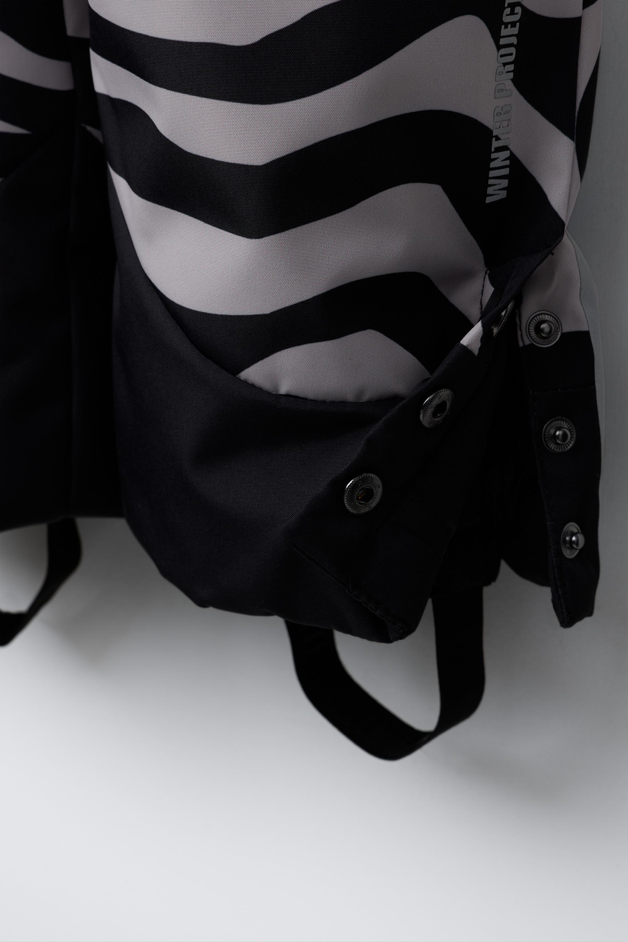 ZEBRA PRINT WATER RESISTANT AND WINDPROOF OVERALLS